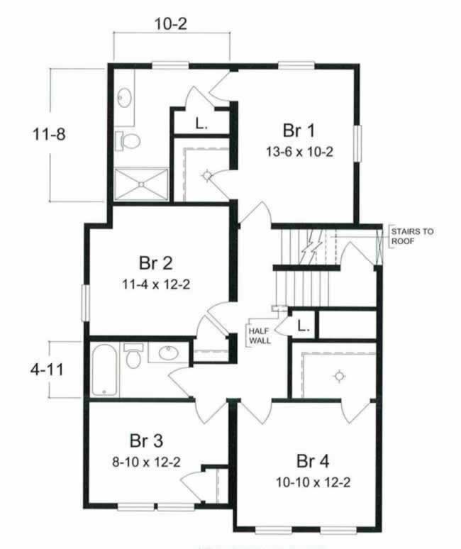 This home will fit comfortably on a 50 foot wide lot, or larger in any Jersey Shore coastal community of Monmouth or Ocean Counties. 